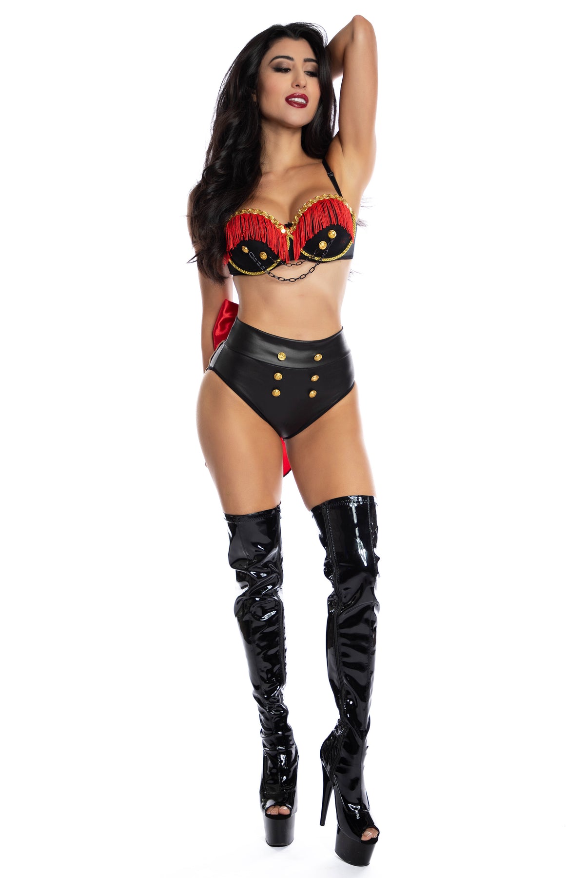 Tamed Heart Ringleader Costume, Sexy Ringleader Costume, Sexy Ringmaster Costume, Sexy Circus Costume - AlicePrin.com