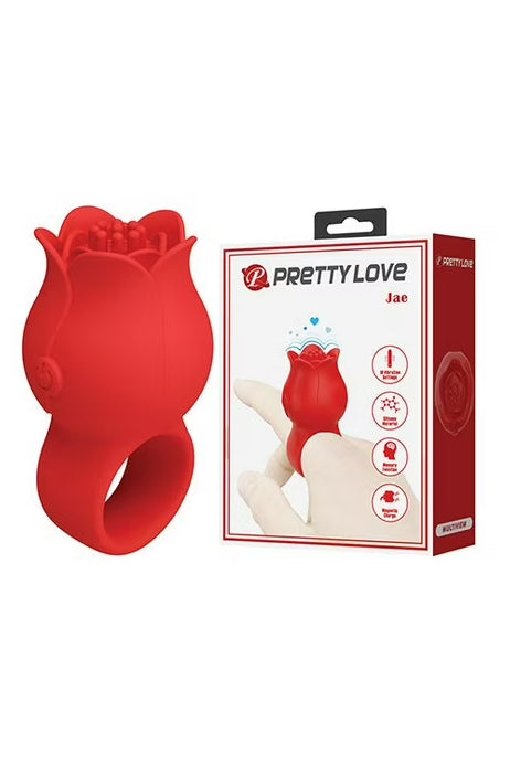 Rose Finger Vibrator, Red Rose Vibrator - AlicePrin.com