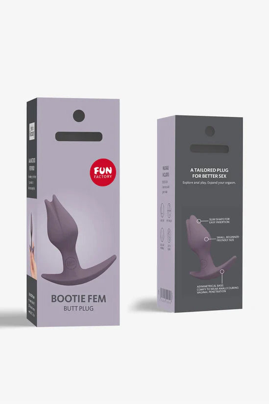 Bootie Fem Anal Plug, Purple Butt Plug - AlicePrin.com