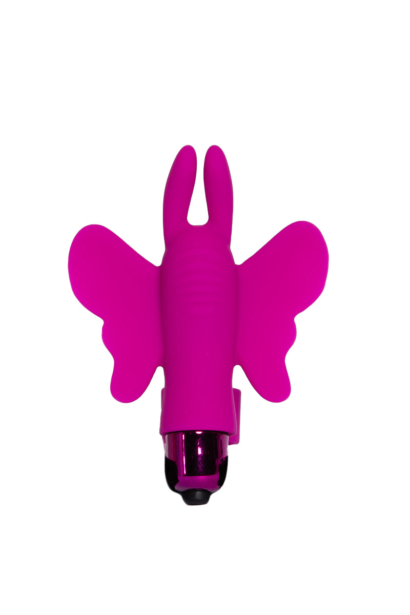 Purple Butterfly Finger Vibrator