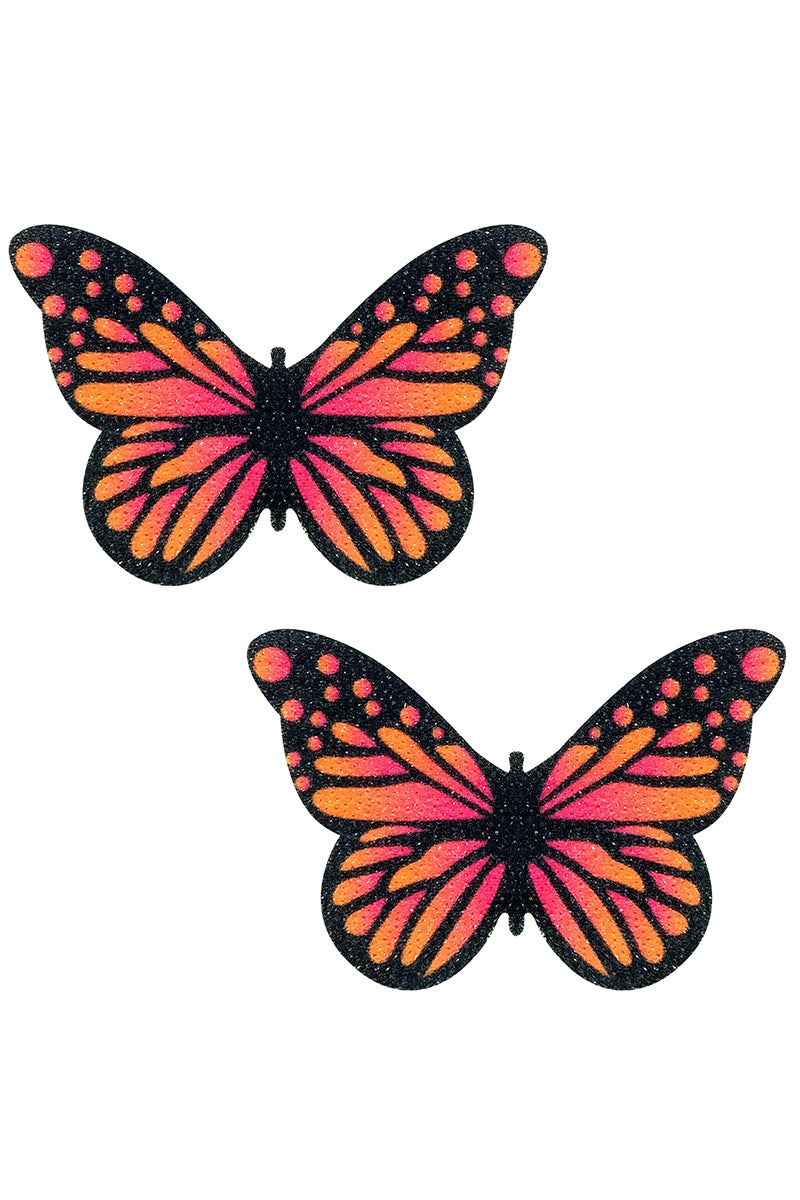 Large Velvet Butterfly Kisses Pasties, Velvet Butterfly Pasties, Large Butterfly Nipple Pasties - AlicePrin.com