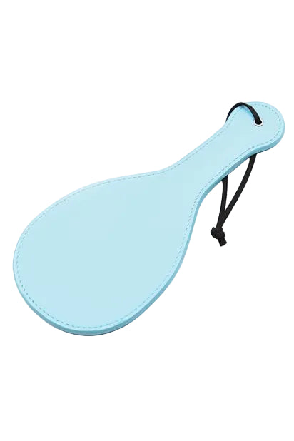 Leather PVC Paddle, Blue Spanking Paddle - AlicePrin.com