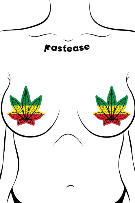 Rasta Weed Pasties
