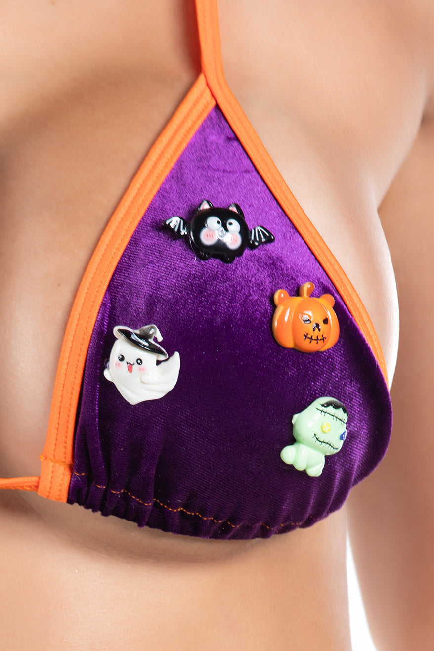 Fright Night Dance Bikini, Halloween Stripper Bikini - AlicePrin.com
