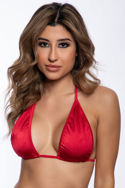 Basic Blossom Dance Tri Top, Lycra Stripper Tri Top - AlicePrin.com