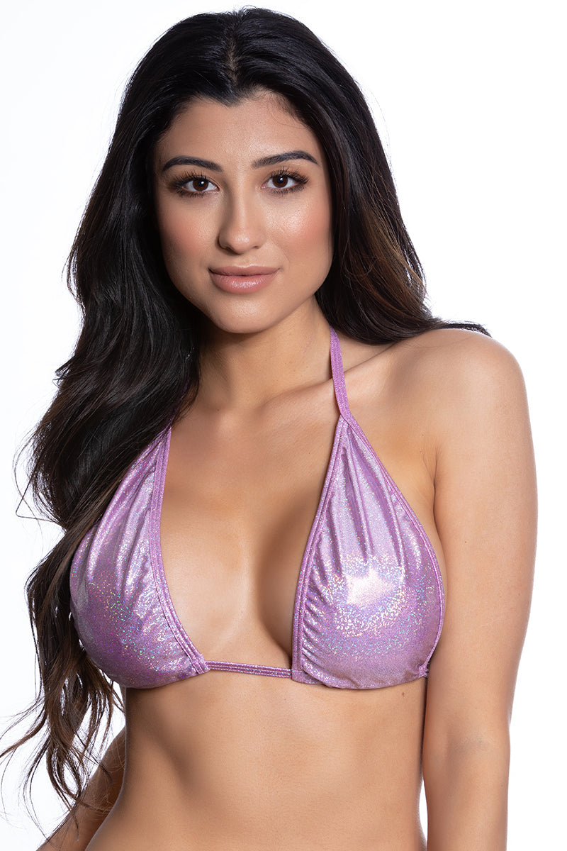 Twinkling Blossom Dance Tri Top, Twinkle Stripper Tri Top - AlicePrin.com