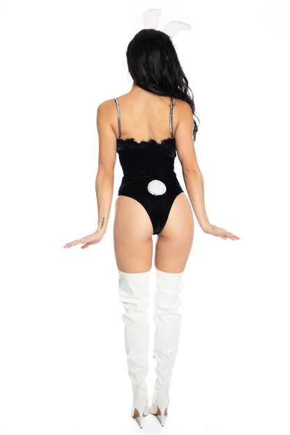 Bad Rabbit Costume, Sexy Bunny Costume, Black Bunny Costume, Playboy Bunny Costume - AlicePrin.com