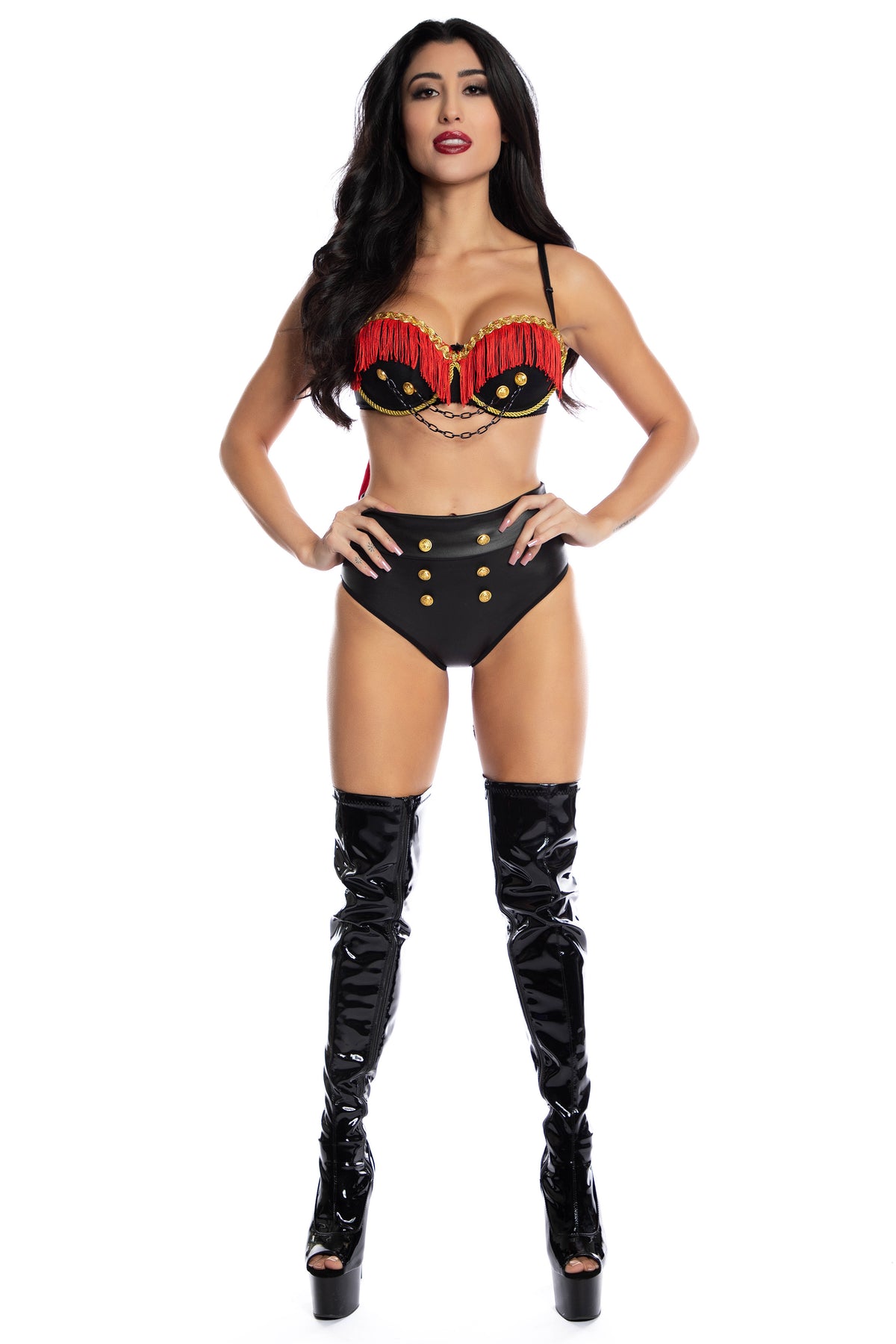 Tamed Heart Ringleader Costume, Sexy Ringleader Costume, Sexy Ringmaster Costume, Sexy Circus Costume - AlicePrin.com