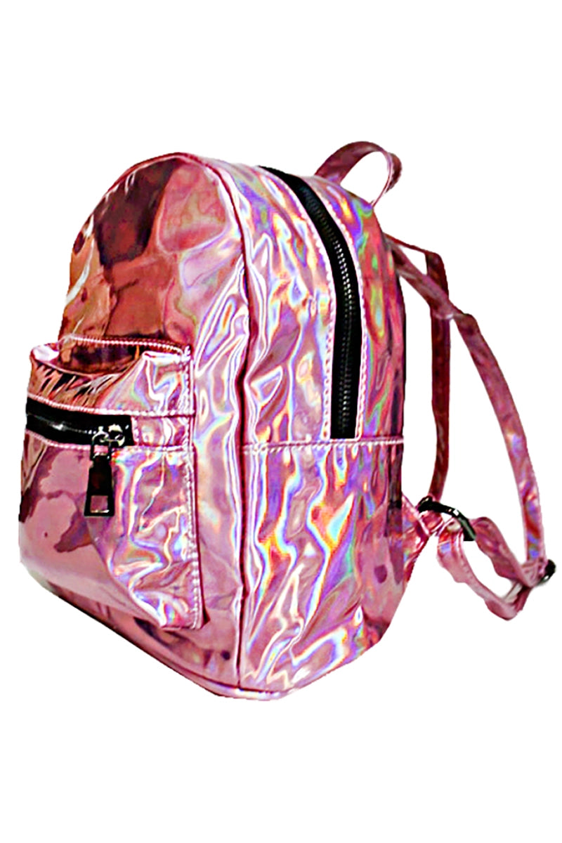 Holographic Mini Backpack, Holo Mini Rave Backpack - AlicePrin.com