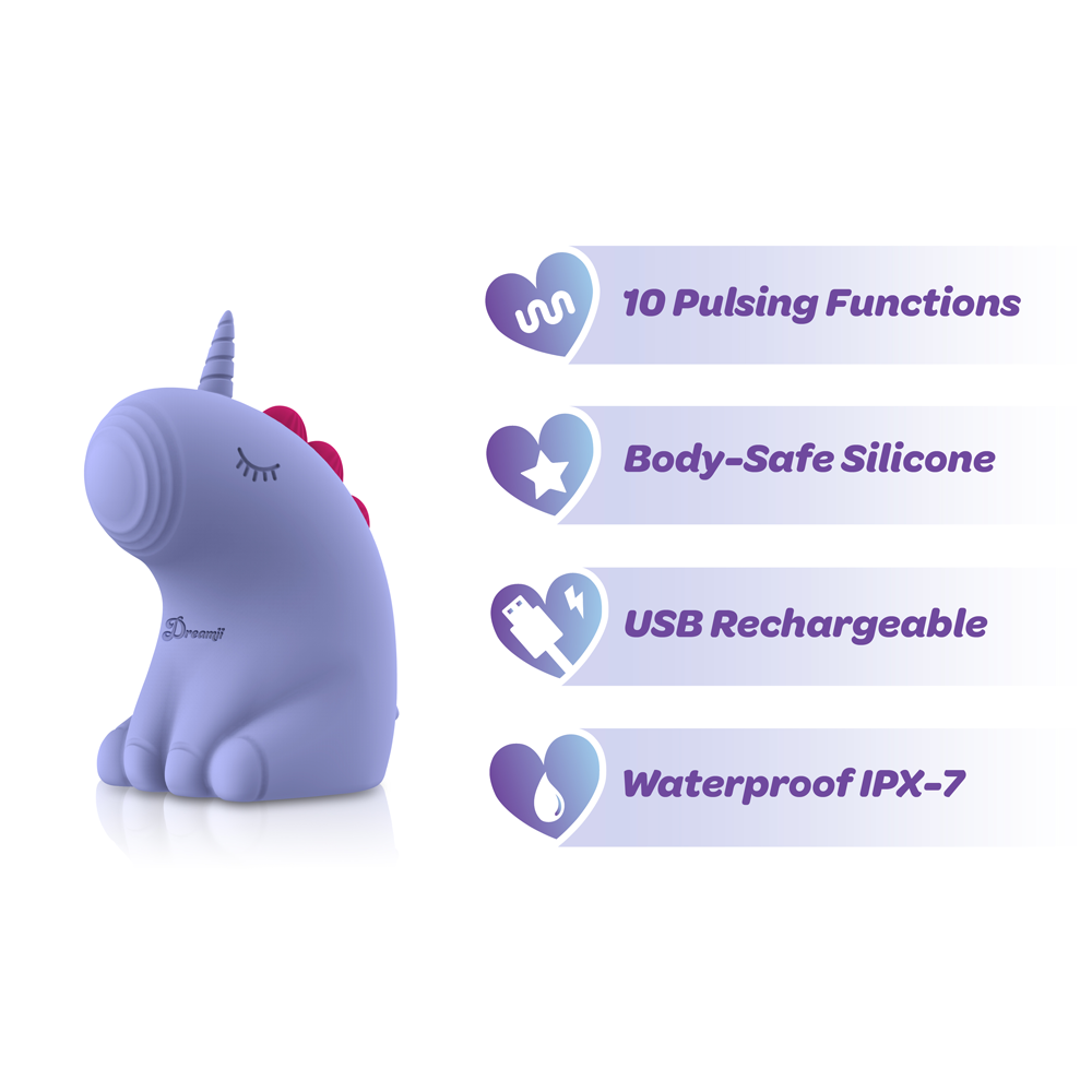 Dreamii Pulsing Unicorn Stimulator, Unicorn Vibrator - AlicePrin.com