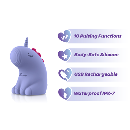 Dreamii Pulsing Unicorn Stimulator, Unicorn Vibrator - AlicePrin.com