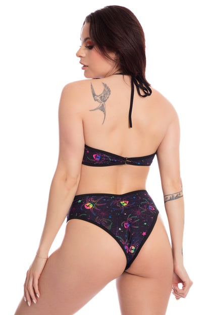 Rave Venom Festival Monokini, Spider Festival Bodysuit - AlicePrin.com