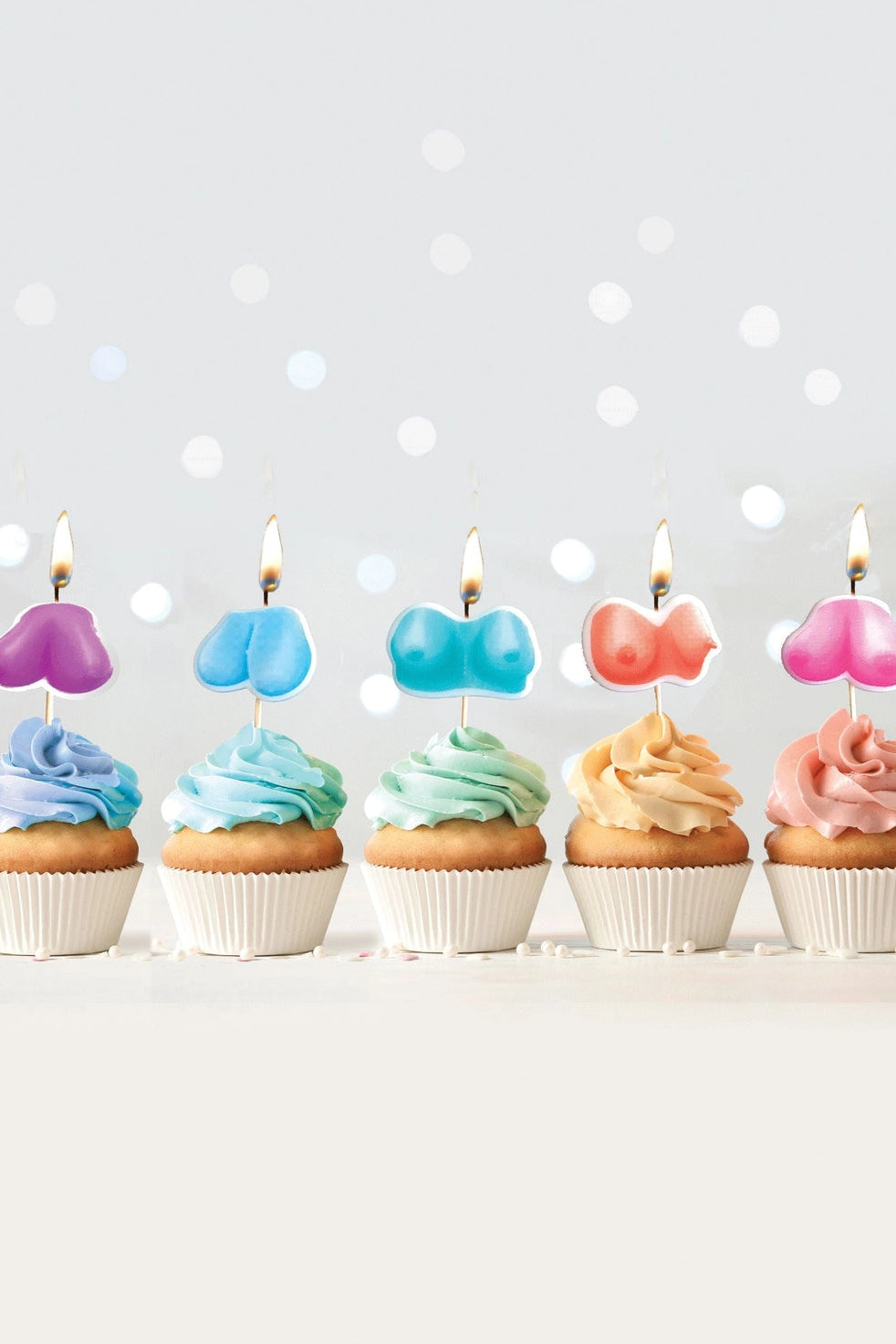 Dirty Candles Mini Boobie Party Candles, Bachelor Boob Candles - AlicePrin.com