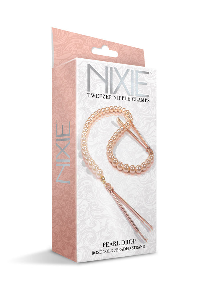 Luxurious Pearl Nipple Clamps, Tweezer Nipple Clamps - AlicePrin.com