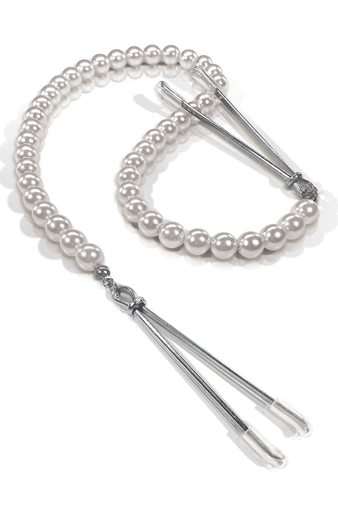 Luxurious Pearl Nipple Clamps, Tweezer Nipple Clamps - AlicePrin.com