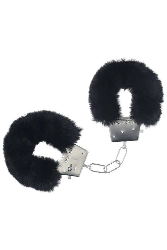 Classic Fluffy Handcuffs, Fuzzy Handcuffs - AlicePrin.com