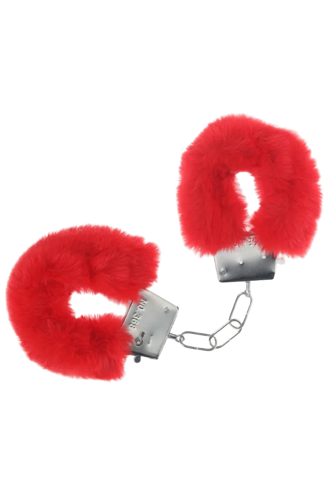 Classic Fluffy Handcuffs, Fuzzy Handcuffs - AlicePrin.com