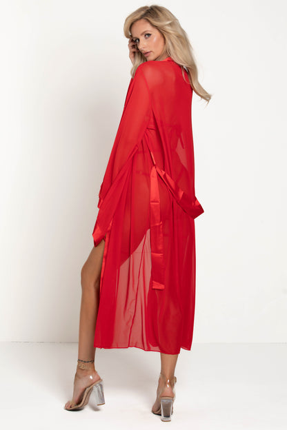 Long Mesh Robe, Long Sheer Robe - AlicePrin.com