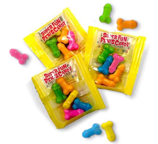 10-Pack Super Fun Penis Candy Mini Bags, Bachelorette Penis Candy - AlicePrin.com