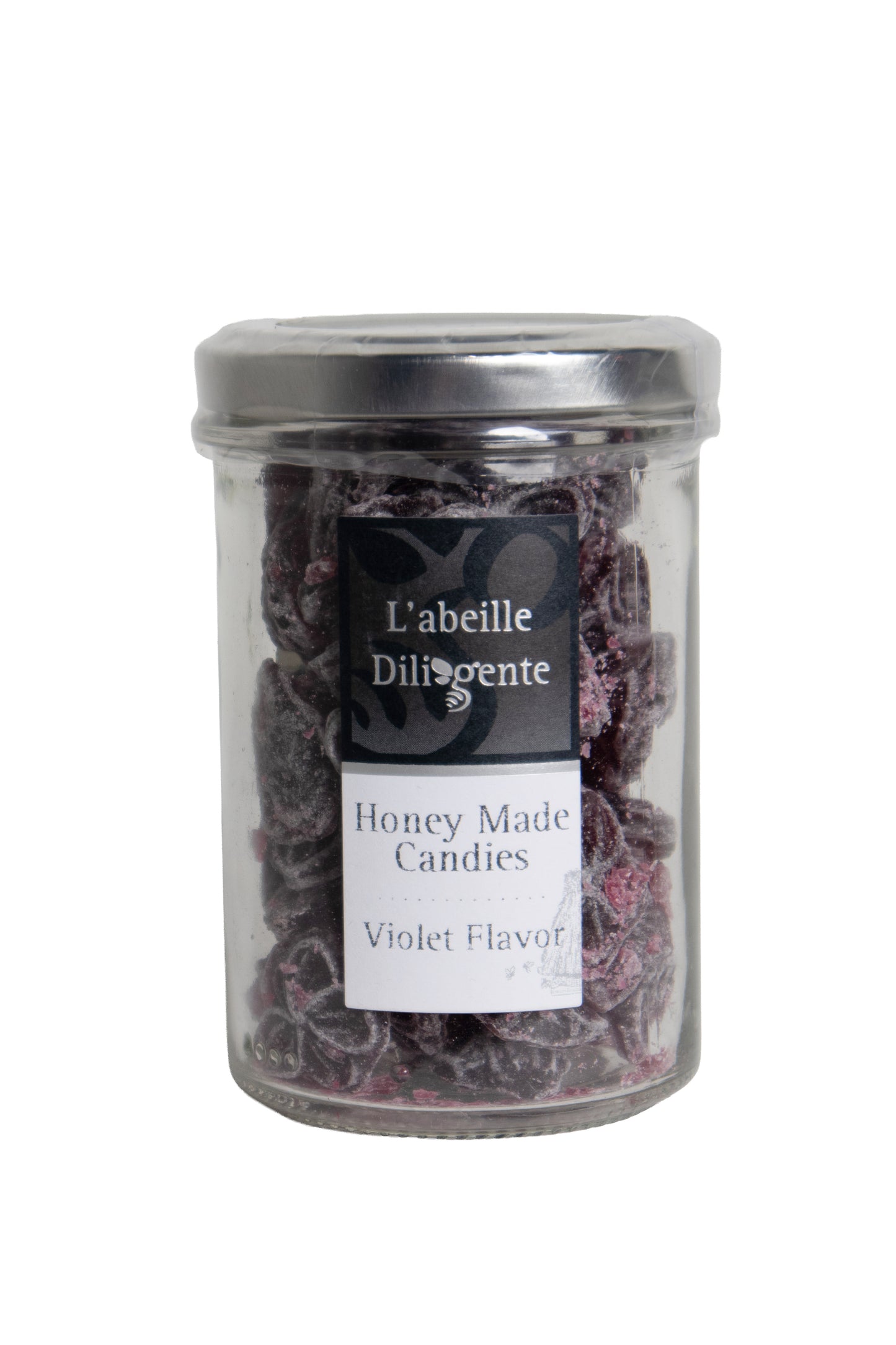 L'Abeille Diligente Violet Honey Made Candies, Violet Hard Candy - AlicePrin.com