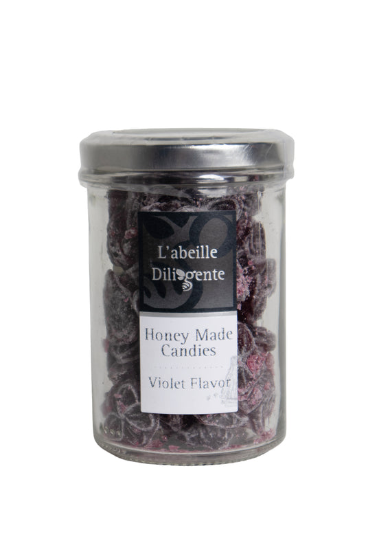 L'Abeille Diligente Violet Honey Made Candies, Violet Hard Candy - AlicePrin.com