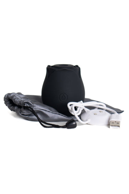 Black Rose Sucking Vibrator, Black Rose Vibrator - AlicePrin.com