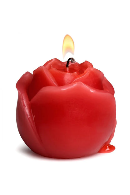 Flaming Rose Drip Candle, Rose Candle - AlicePrin.com