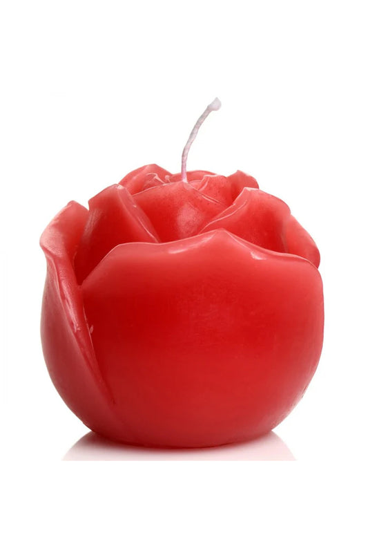 Flaming Rose Drip Candle, Rose Candle - AlicePrin.com