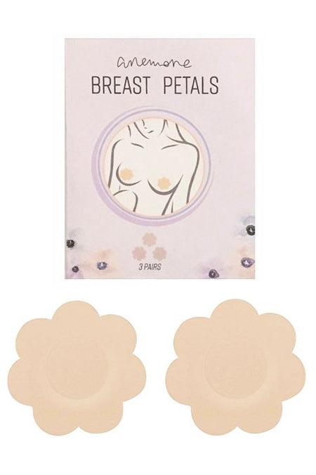 3-Pack Light Nude Breast Petals, Nude Floral Pasties - AlicePrin.com