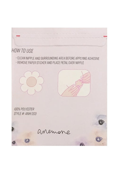 3-Pack Light Nude Breast Petals, Nude Floral Pasties - AlicePrin.com