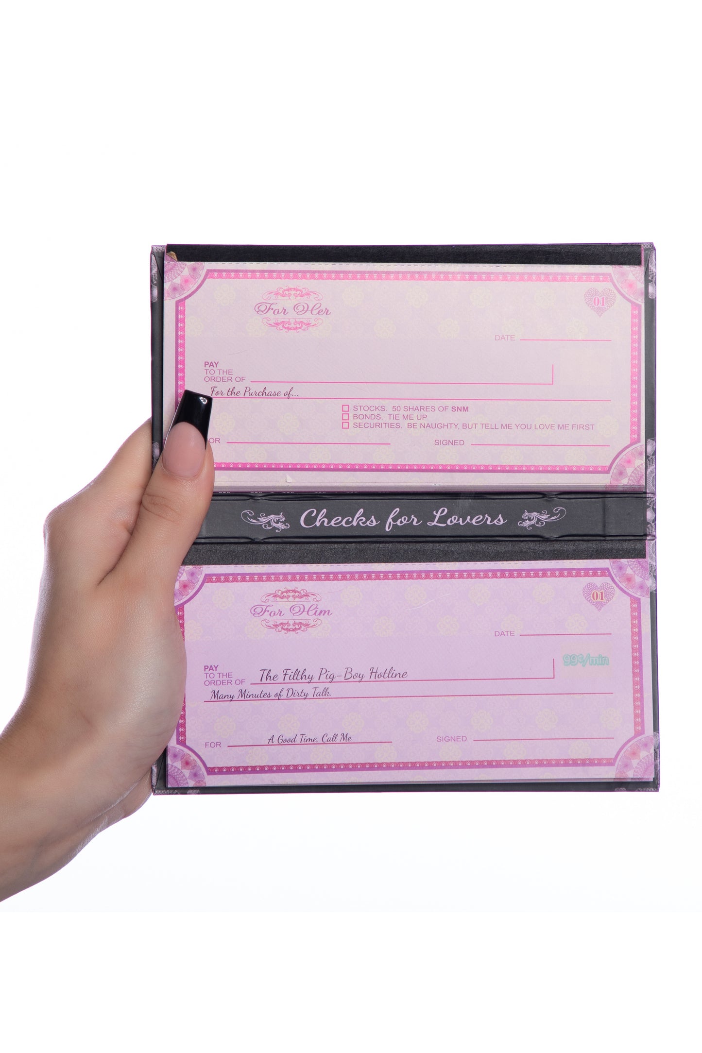 Checks for Lovers, Blank Sex Checks - AlicePrin.com