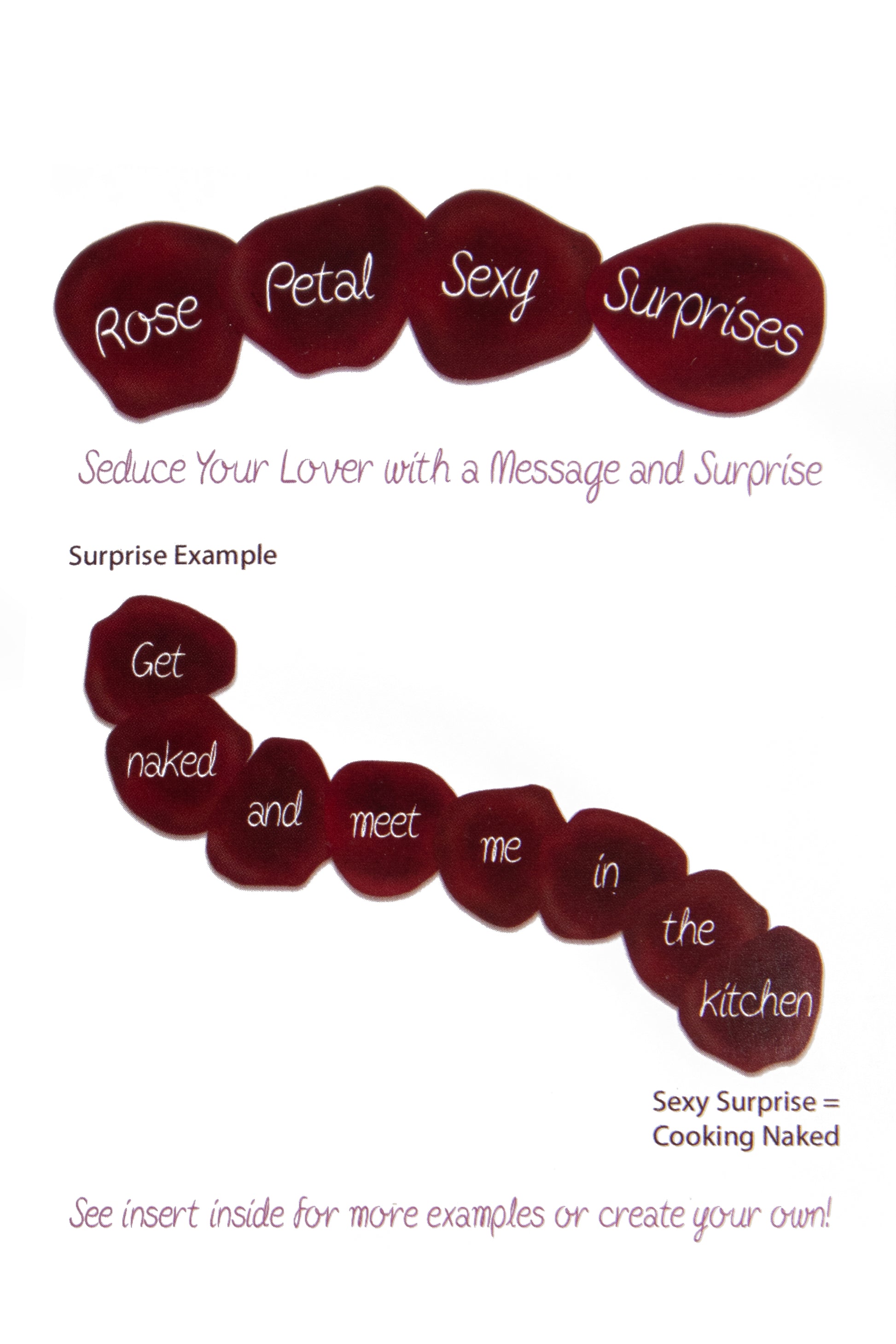 Sexy Surprise Rose Petals, Fake Red Rose Petals - AlicePrin.com