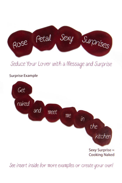 Sexy Surprise Rose Petals, Fake Red Rose Petals - AlicePrin.com