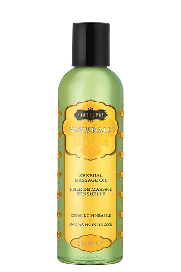 Kama Sutra Naturals Massage Oil, Pineapple Coconut Massage Oil - AlicePrin.com