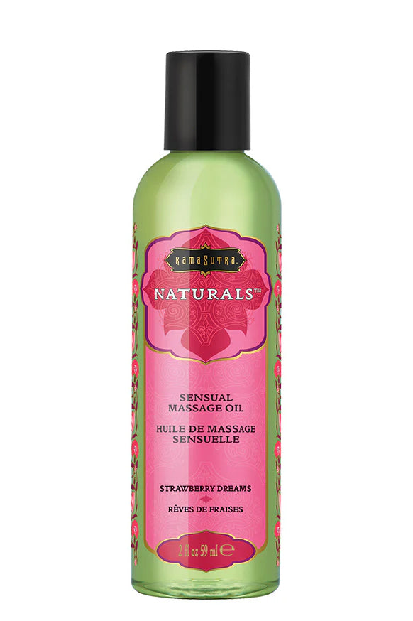 Kama Sutra Naturals Massage Oil, Strawberry Massage Oil - AlicePrin.com