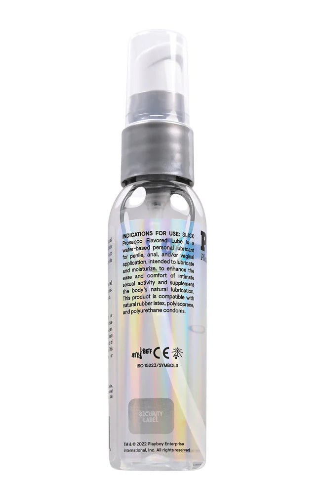 Playboy Pleasure Slick 60mL Lubricant, Prosecco Flavored Lube - AlicePrin.com