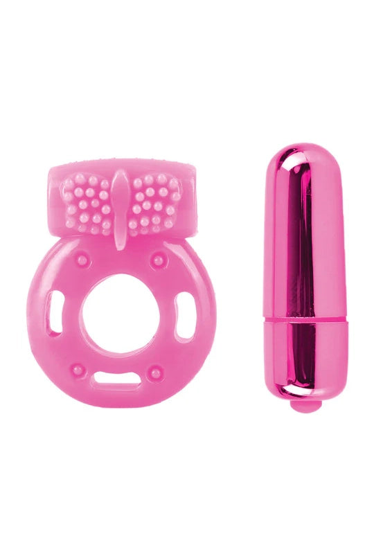 Neon Vibrating Couples Kit, Couples Vibrator and Cock Ring - AlicePrin.com