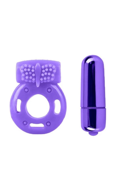Neon Vibrating Couples Kit, Couples Vibrator and Cock Ring - AlicePrin.com