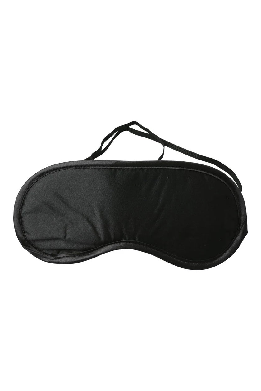 Black Satin Blindfold, Satin Eye Mask - AlicePrin.com