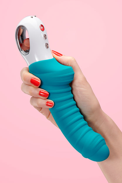 Tiger G5 Vibrator, Ribbed Vibrating Dildo - AlicePrin.com