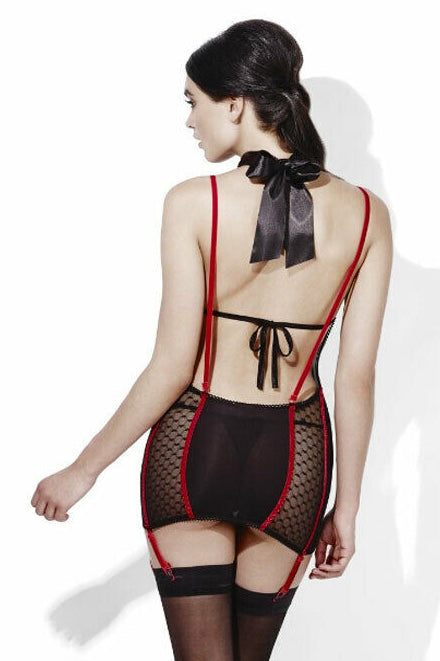 Queen of Hearts Lingerie Costume, Red Queen Lingerie Costume - AlicePrin.com