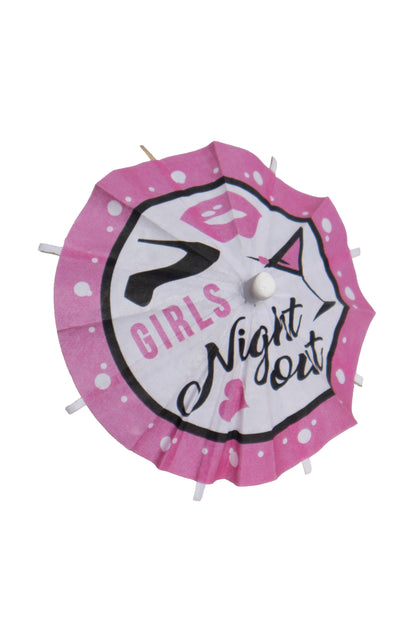 12-Pack Girls Night Out Cocktail Umbrellas, GNO Cocktail Umbrellas - AlicePrin.com
