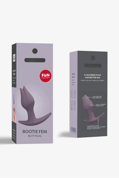 Bootie Fem Anal Plug, Purple Butt Plug - AlicePrin.com