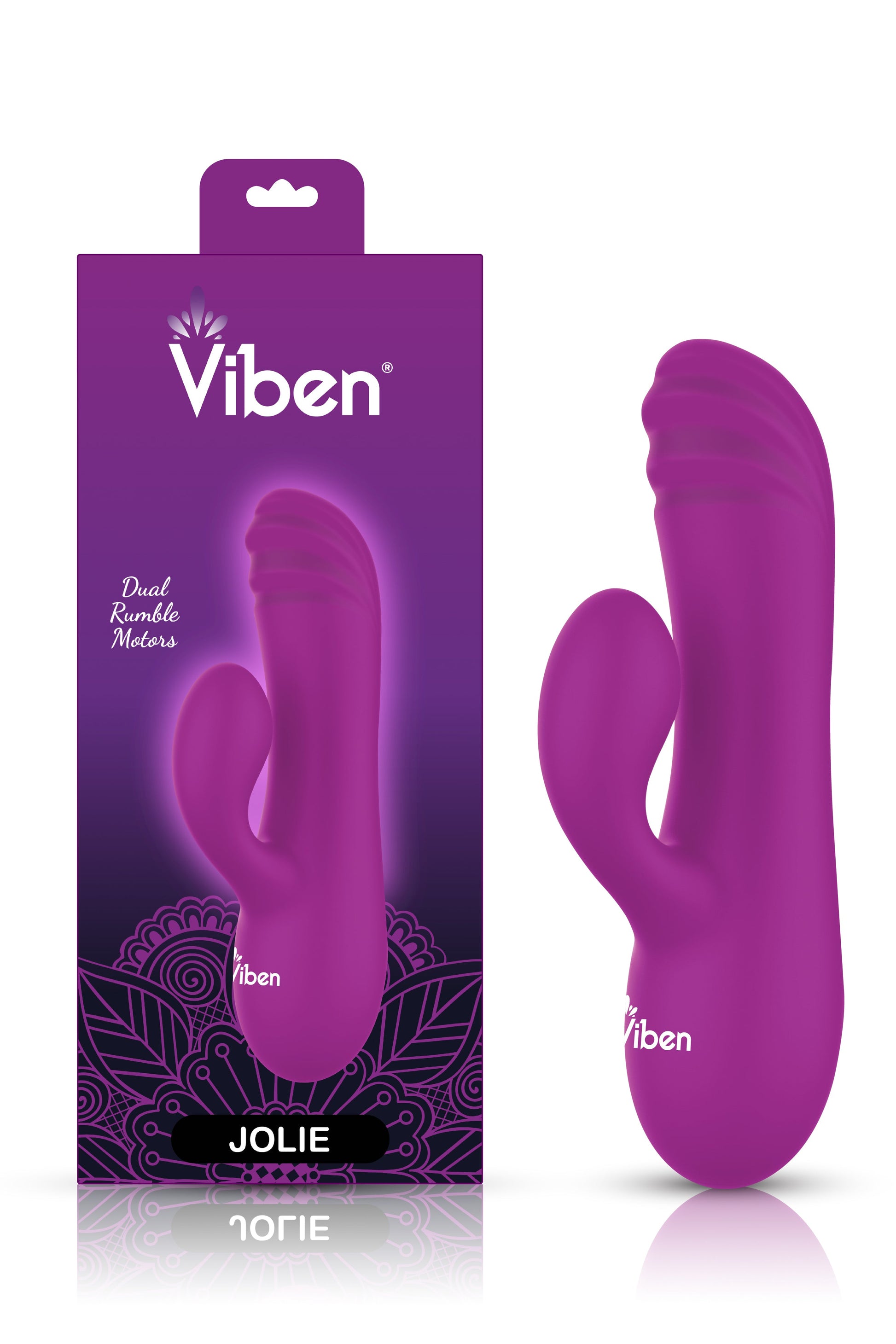 Jolie Mini Pleasure Ridges Rabbit Vibe, Mini Rabbit Vibrator - AlicePrin.com