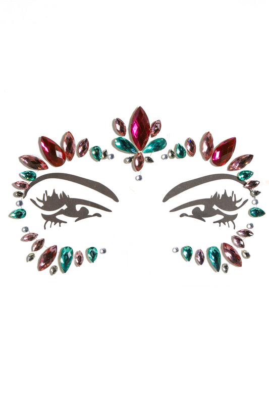 Round Rainbow Face Gems, Rainbow Eye Gems - AlicePrin.com