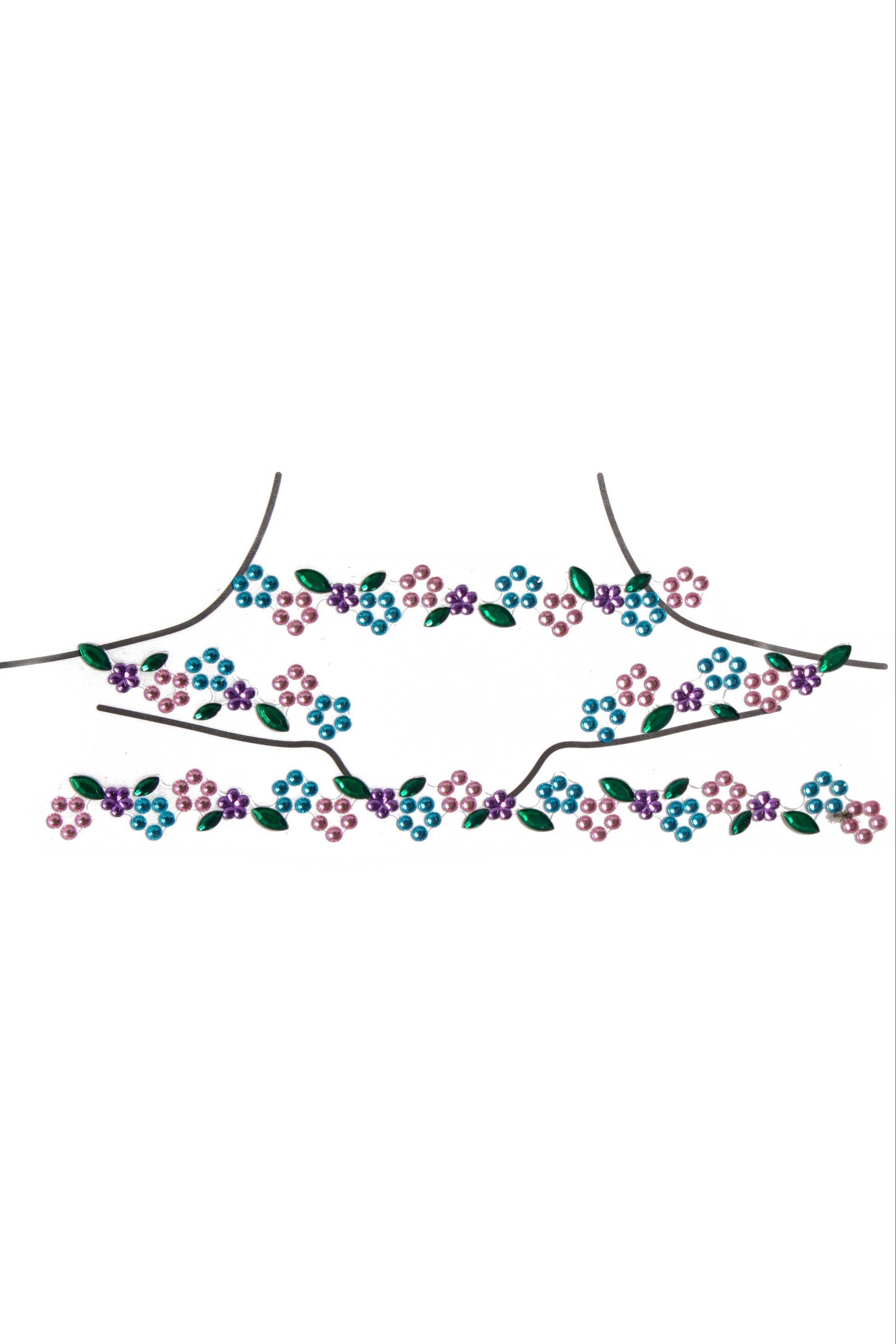 Springtime Floral Body Gems, Flower Body Gems - AlicePrin.com