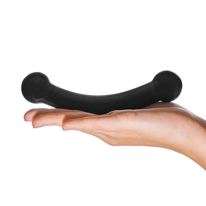 Double Bull Black Dildo, Double Ended Glass Dildo - AlicePrin.com