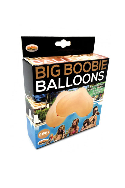 6-Pack Big Boobie Balloons, Boob Balloons - AlicePrin.com