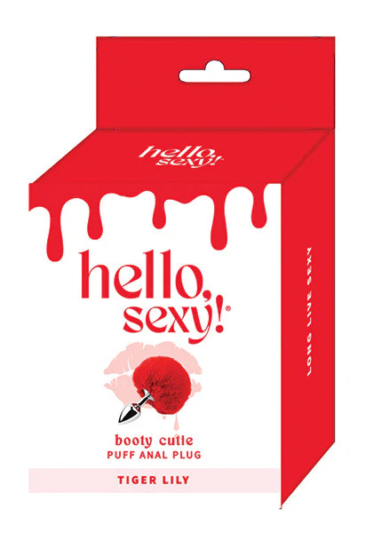 Red Booty Cutie Anal Plug, Red Tail Butt Plug - AlicePrin.com