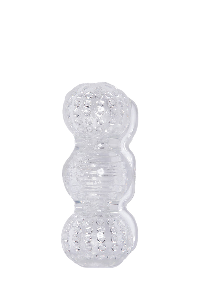 Men's Clear Threeway Masturbator